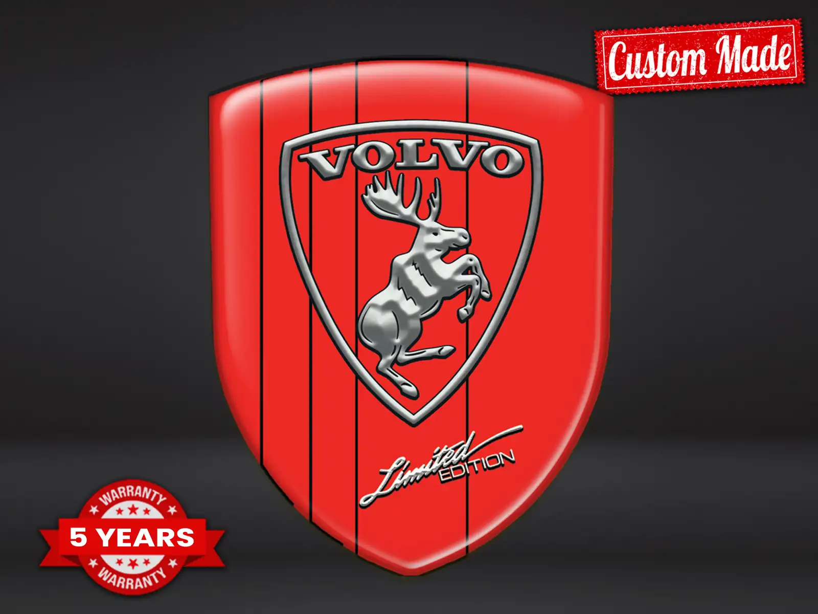 Volvo Vinilos Luna Trasera Resistentes Limitados Universales